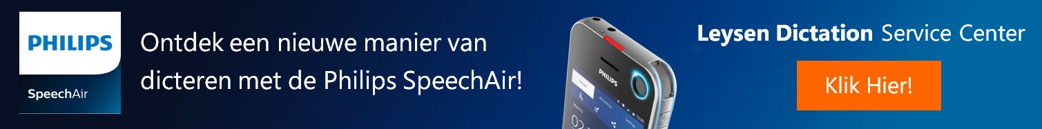 SpeechAir Banner Leysen Dictation